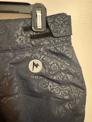 Marmot Women’s M Black Floral Insulated Snow Ski Pants Zip Pockets thumbnail 8