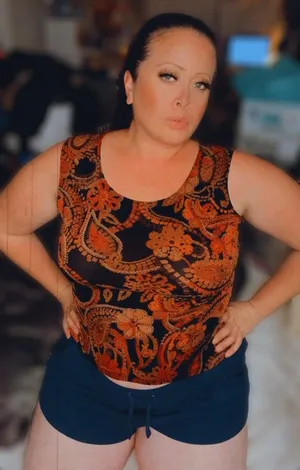 Notations MD Floral Orange Red Tank Top Blouse thumbnail 5
