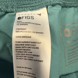 Figs Technical Collection Women Size‎ Small Scrub Cargo Pants PO #4997 thumbnail 7