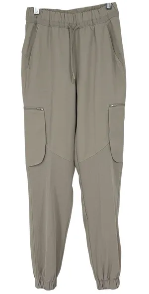 Lululemon All Yours Cargo‎ Jogger Women's 2 Sand Beige Lightweight Pants thumbnail 1