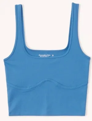 Abercrombie Seamless Fabric Corset Square Neck Tank thumbnail 1
