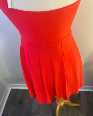 Red Pickle ball Tennis Dress thumbnail 8