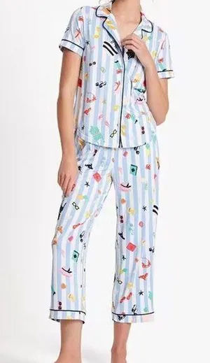 Kate Spade Crop PJ Set Women’s Size Small thumbnail 1