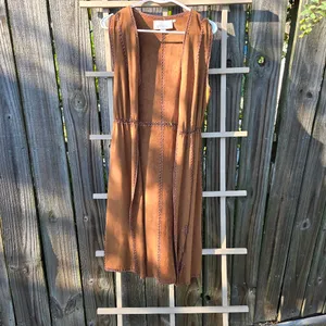 La Bellum by Hillary Scott FAUX SUEDE Vest S thumbnail 2