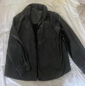 Kirious Black leather jacket thumbnail 1