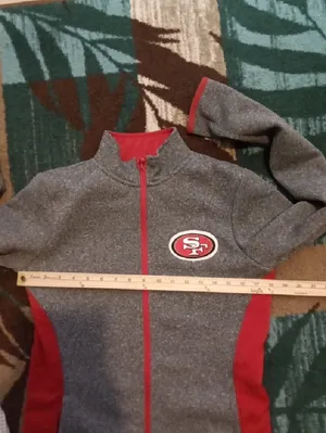 NFL San Francisco 49ers Womens Full Zip Football Season Athletic Jacket Sz S/P thumbnail 8