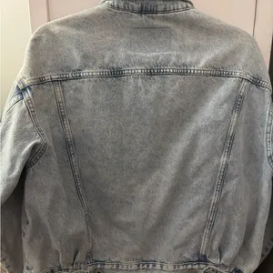 & Denim Jacket with Button Closure Blue Size XS thumbnail 7