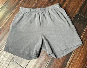 Elastic waist shorts cotton Los Angeles Apparel casual boho beachwear thumbnail 1