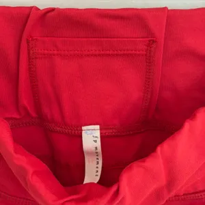 FP Movement Free People Red High Rise Biker Shorts XS‎ Athletic Yoga Workout thumbnail 5