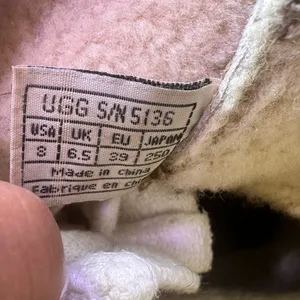 UGG Women's Light Tan Shearling-Trim Ankle Boot thumbnail 8