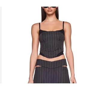 I.Am.Gia Havena Stripe Corset Tank Top Size XS thumbnail 2