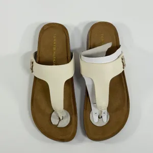 Tommy Hilfiger Size-7.5M Womens White Tobeach Thong Sandals thumbnail 6