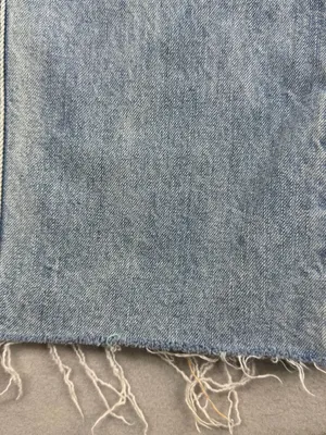 Judy Blue 90s Straight Jeans 3/26 High Rise Distressed Raw Hem Light Wash thumbnail 5