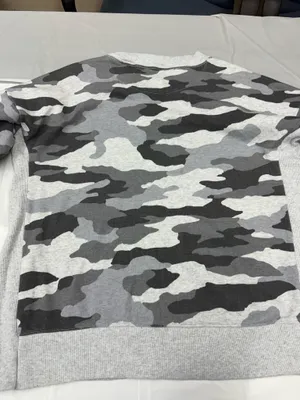 Aerie Oversized Camouflage Crewneck Pullover with Split Sides Size Large thumbnail 5