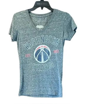 Washington Wizards Fanatics Fitted Shirt Size Small‎ Gray Women’s thumbnail 1