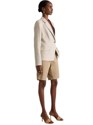 NWT- Quince 100% European Linen Structured Blazer Size Small thumbnail 2