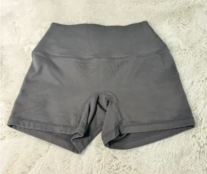 SET Active FormCloud Cloud Shorts XS Gray High Rise Seamless Bike Biker Shorts thumbnail 1