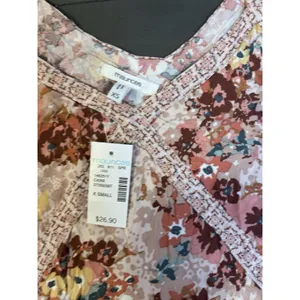 Maurice's NWT Babydoll Tank Top Size‎ XS Women's Floral Sleeveless Y2K Romantic Whimsical thumbnail 6
