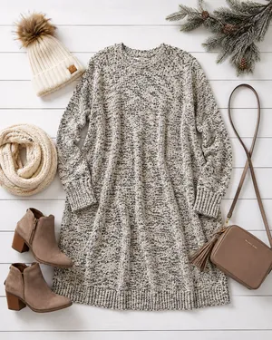 Maurices Sweater Dress Grey thumbnail 2