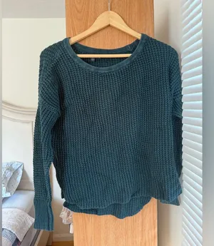 American Eagle Outfitters Green Knit Sweater thumbnail 1