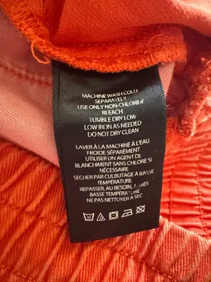 Urban Outfitters BDG orange 100% cotton shorts‎ Women's Small thumbnail 6