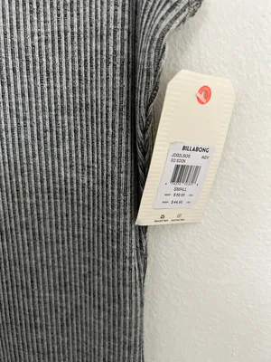 Billabong NWT Midi Grey Dress -size Small thumbnail 5