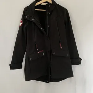 Canada‎ Weathergear black mid thigh winter coat warm pockets women's size Medium thumbnail 1