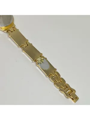 Renaissance Womens Watch gold tone abalone mop dial 23mm Quartz running thumbnail 8