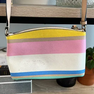 Kate Spade Adjustable Strap Stripe Crossbody/ Purse thumbnail 4