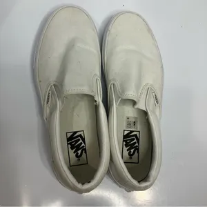 Vans all white slip on‎ shoes unisex sizes thumbnail 7