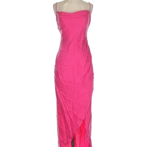 Lovers and Friends Noah Wrap Dress‎ Hot Prink size xS Midi Barbiecore thumbnail 3