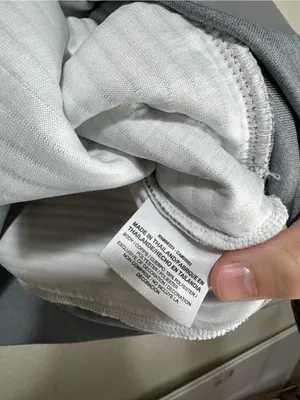 Nike Dri-FIT Heather Gray Ribbed Crewneck Sweatshirt "JUST" Hem Size Medium thumbnail 5