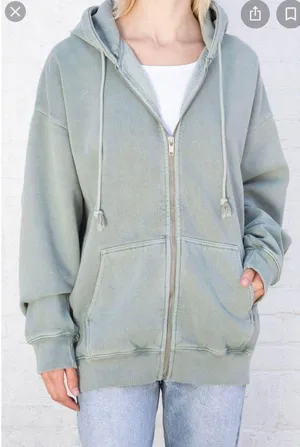 John Galt Sage Green  Zip Up thumbnail 1