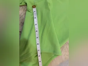 ALO Yoga High-Waist Bike Shorts in Lime Green Size Large EUC thumbnail 5