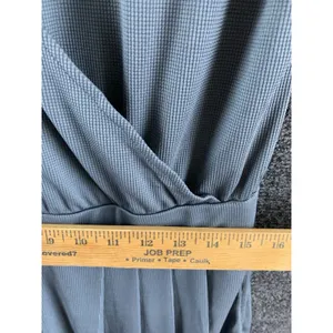 Halara Women’s Gray V-Neck Sleeveless Wide Leg Jumpsuit Size Large New thumbnail 9