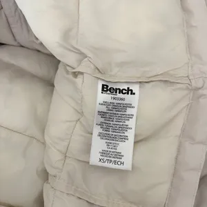 BENCH Long Hooded Puffer Coat Removable Hood Pockets‎ Minimalist Quilted X-Small thumbnail 12
