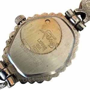Fabergé Vintage Black Stone Marcasite Style Bracelet Watch thumbnail 8