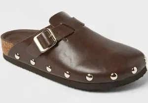 Universal Threads Clogs Brown thumbnail 1