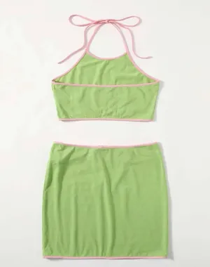 Skirt And Crop Top Set thumbnail 4