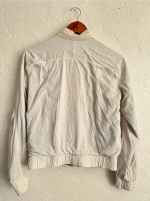 Lululemon Jacket Womens 4 White Gray Nylon Reversible thumbnail 6