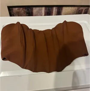 White Fox Crop Corset Boutique Top thumbnail 2