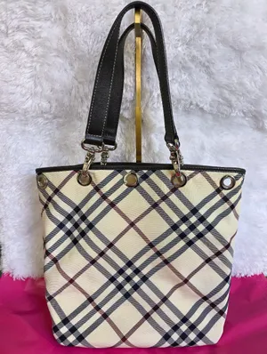 Burberry Blue Label Novacheck Vintage Canvas Tote Bag thumbnail 2