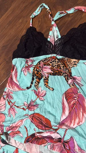 Walmart Pajama Set Leopard thumbnail 3