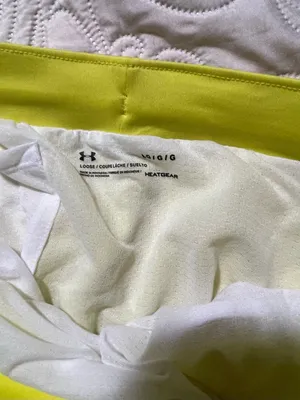 Under Armour Women's Neon Lime Training Shorts with Gray Reflective Trim‎ thumbnail 7