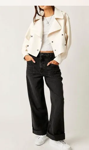 Free People Leather Jacket thumbnail 2