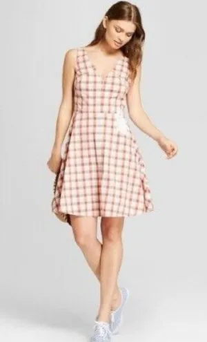 💋NWT A New Day Plaid Dress Sleeveless Size 2 thumbnail 1