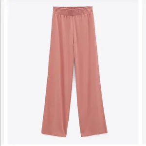 Zara Flowing Wide Leg Trousers in‎ Pink Size Medium thumbnail 13