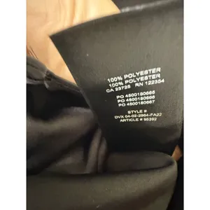 Aritzia Wilfred verso cami black satin rouched front medium NWT thumbnail 5