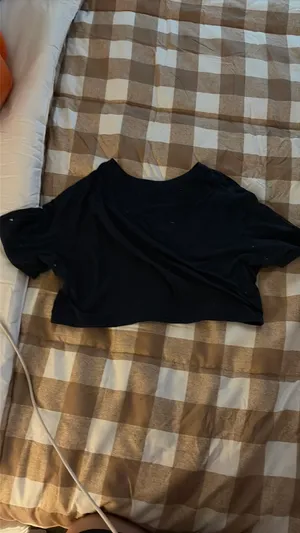 Shein Crop Top Navy Blue thumbnail 2