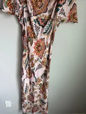 NEW Anthropologie Kachel Flutter-Sleeve Slip Dress 10 thumbnail 6